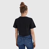 Ellesse Unisex Unicorn Black Cropped T-Shirt